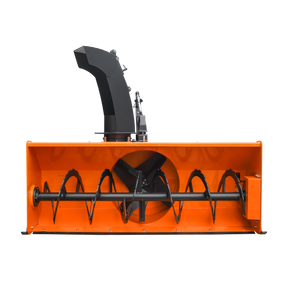 72” Skid Steer Snow Blower, 45-75 HP, REQ.Hydraulic Flow 16 -21GPM , 24” Diameter Impeller,  Manual 360 °Snow Chute,  Snow Shovel for JAM Clearance included, SSB72