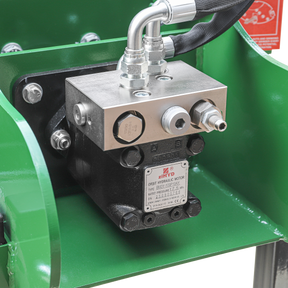 24 inch Skid Steer Loader Stump Grinder with Flexible Coupling and 3 Time Indexing Carbide Teeth, 18 to 23GPM, SSG24PRO(Green)