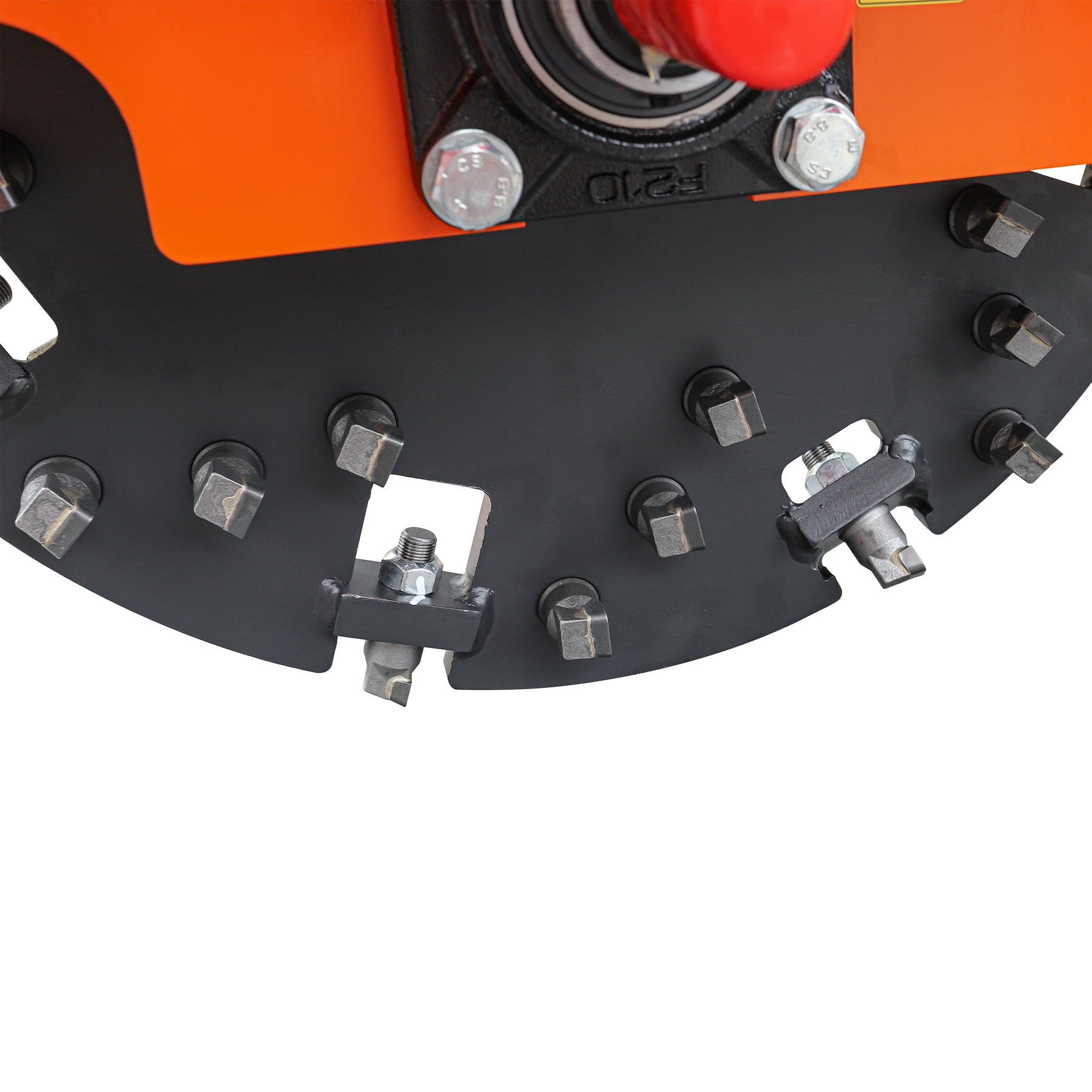 3-Point PTO Stump Grinder PRO, Two Torsion Springs, Speed Indicator, 34 Carbide Teeth, for 15-45HP Tractors, PTO Shaft Included with Slip Clutch. SG24 Pro