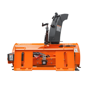 84" Skid Steer Snow Blower, 50-100 HP, REQ. Hydraulic Flow 16-21 GPM, 24" Diameter Impeller, Manual 360° Snow Chute, Snow Shovel for JAM Clearance Included, SSB84