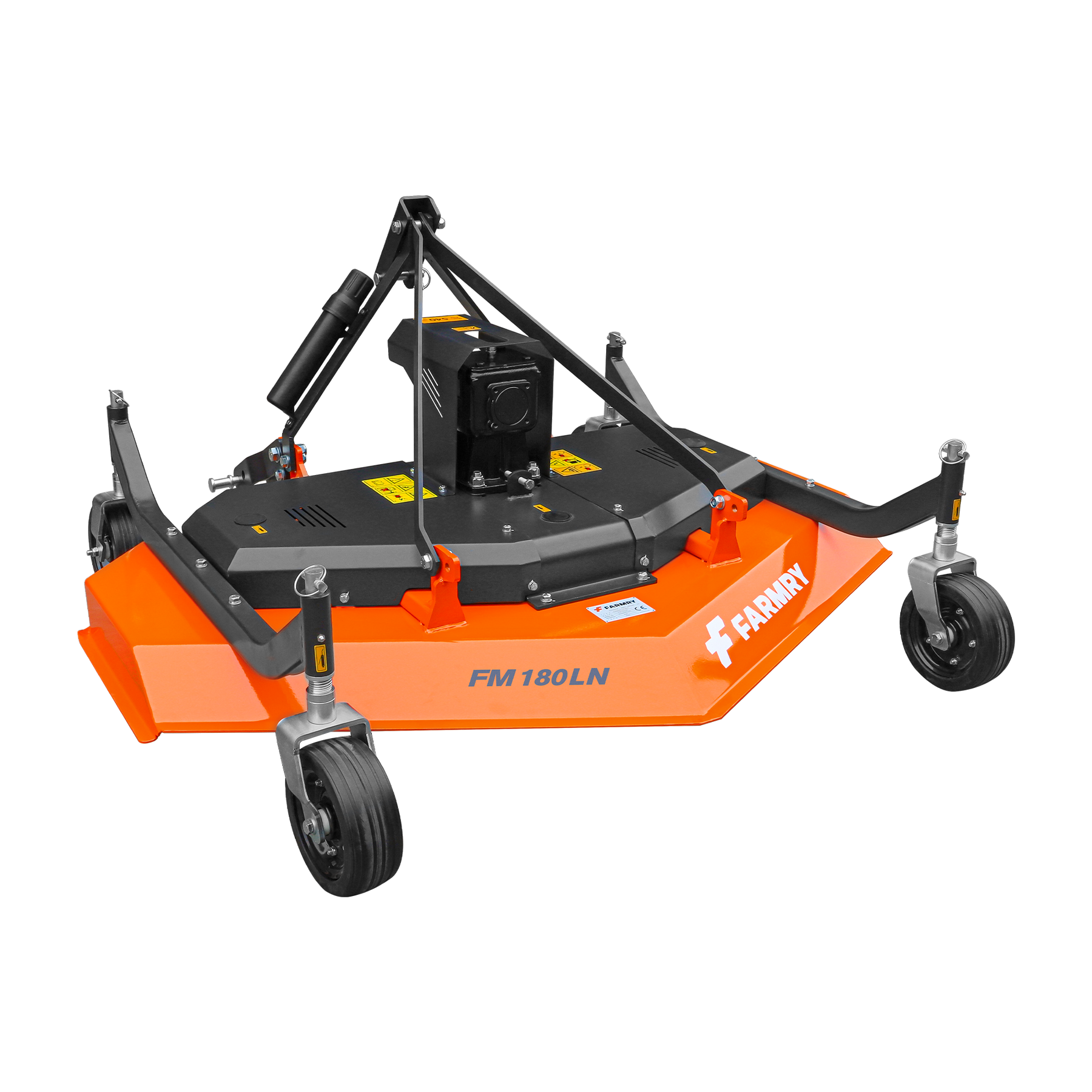 Farmry G.FM Finishing Mower| 71" Width | Rear-Mount, Adjustable Skids, & Stone Guard | 20-45 HP Tractors FM180LN