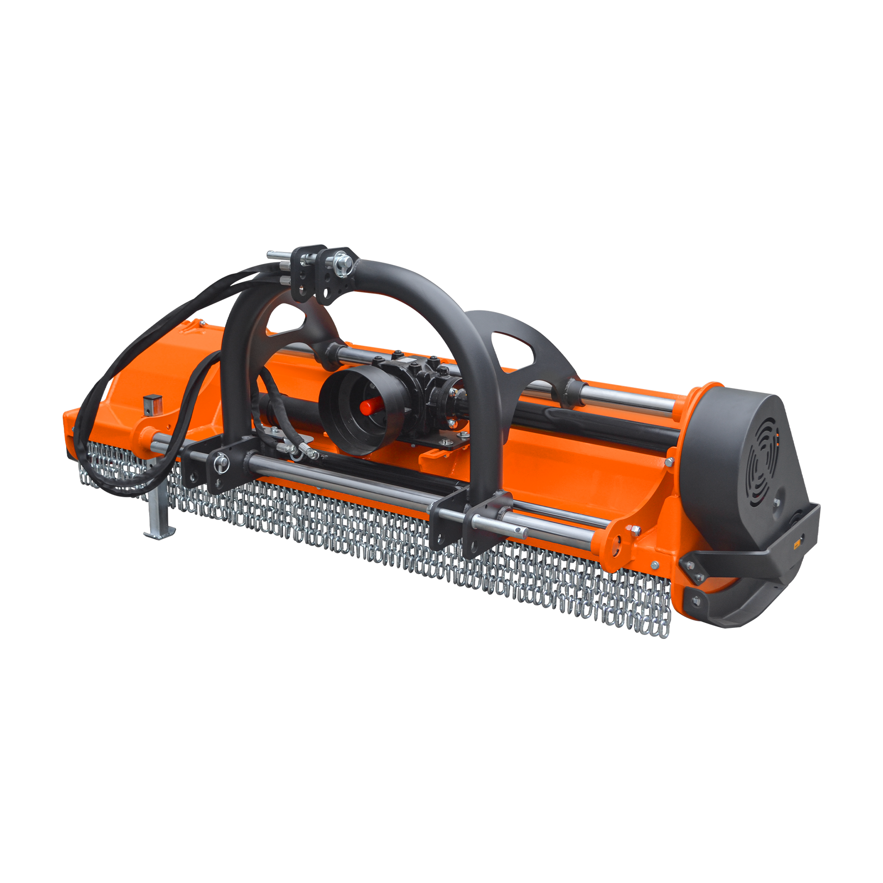 3 Point 79" Flail Mower, PTO Hydraulic Side Shift, 35-85HP Mowing Attachment for Category 1 and 2 Tractors, HFSS79 - Farmry