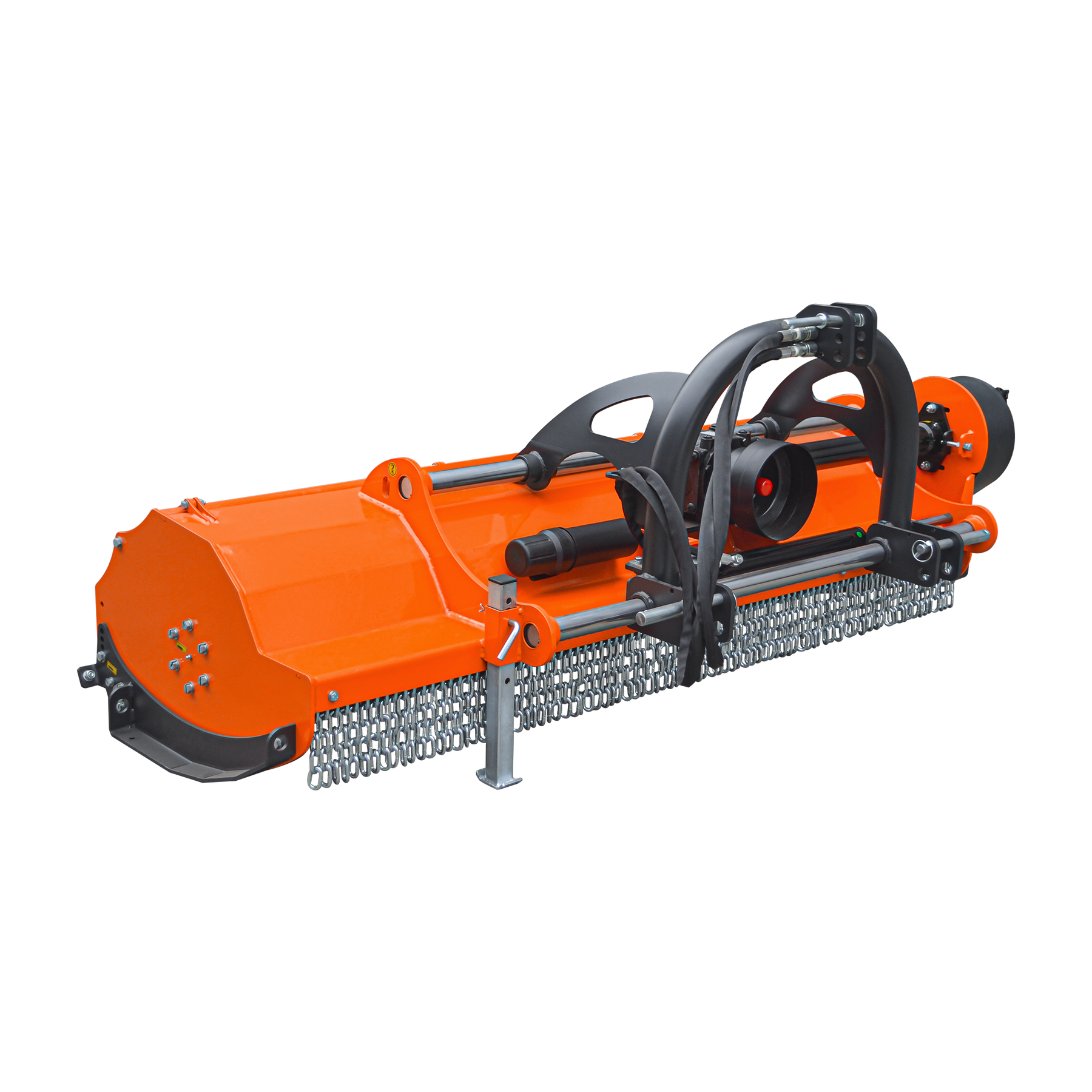 3 Point 79" Flail Mower, PTO Hydraulic Side Shift, 35-85HP Mowing Attachment for Category 1 and 2 Tractors, HFSS79 - Farmry