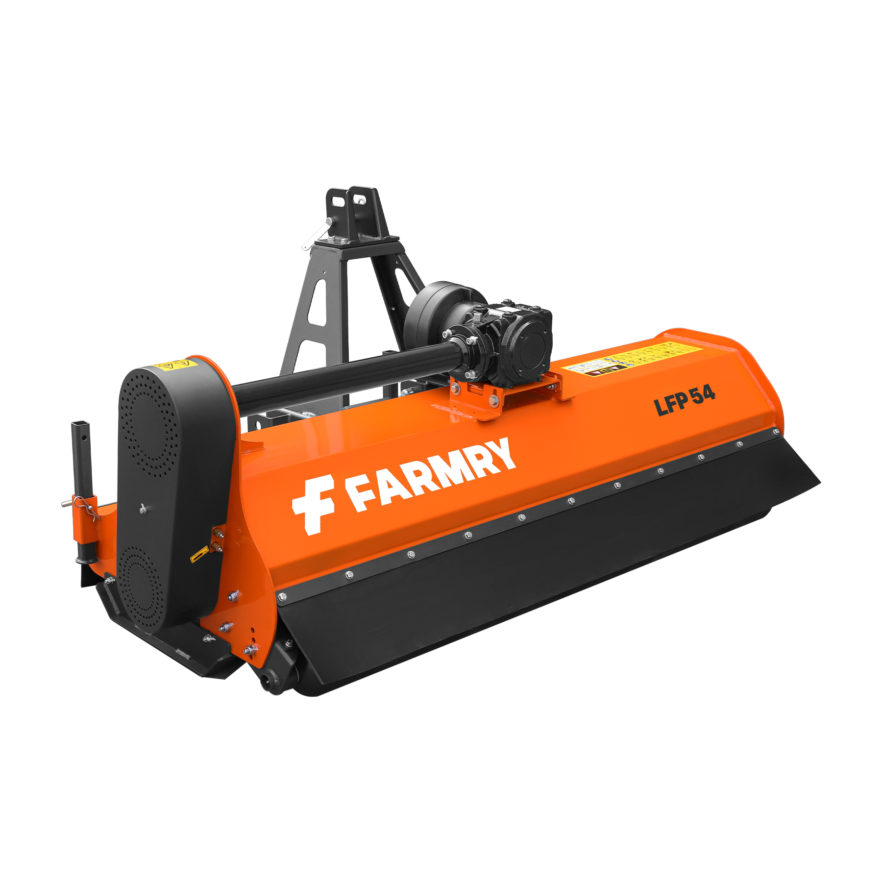 3 Point 54" Flail Mower, PTO Powered 25-45HP Mowing Attachment for Category 1 Tractors, LFP54 Pro Series - Farmry