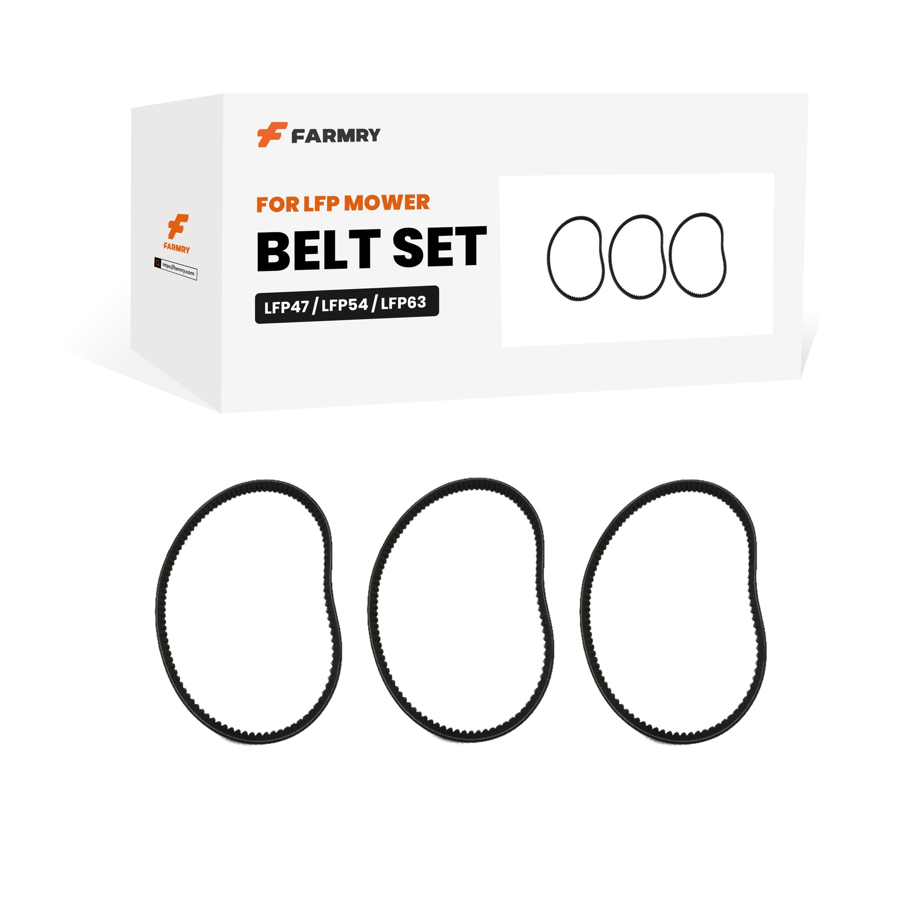 Belt Set for LFP Mower