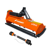 3 Point 45" Flail Mower, PTO Powered 15-35HP Mowing Attachment for Category 1 Tractors, LFS45