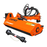 63" Heavy Duty Hydraulic Verge 3Point Offset Flail Ditch Bank Mower, 60-100 HP, rear attached VHF63