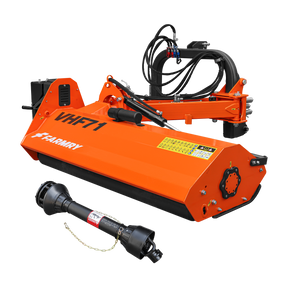 Farmry 71" Heavy Duty Hydraulic Verge 3Point Offset Flail Ditch Bank Mower, 60-100 HP, rear attached VHF71