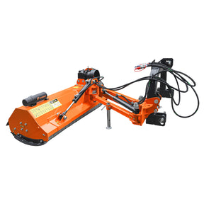 3 Point 50" Hydraulic Offset Flail Ditch Bank Mower for Category 1 Tractors, 25-45HP, VLF50