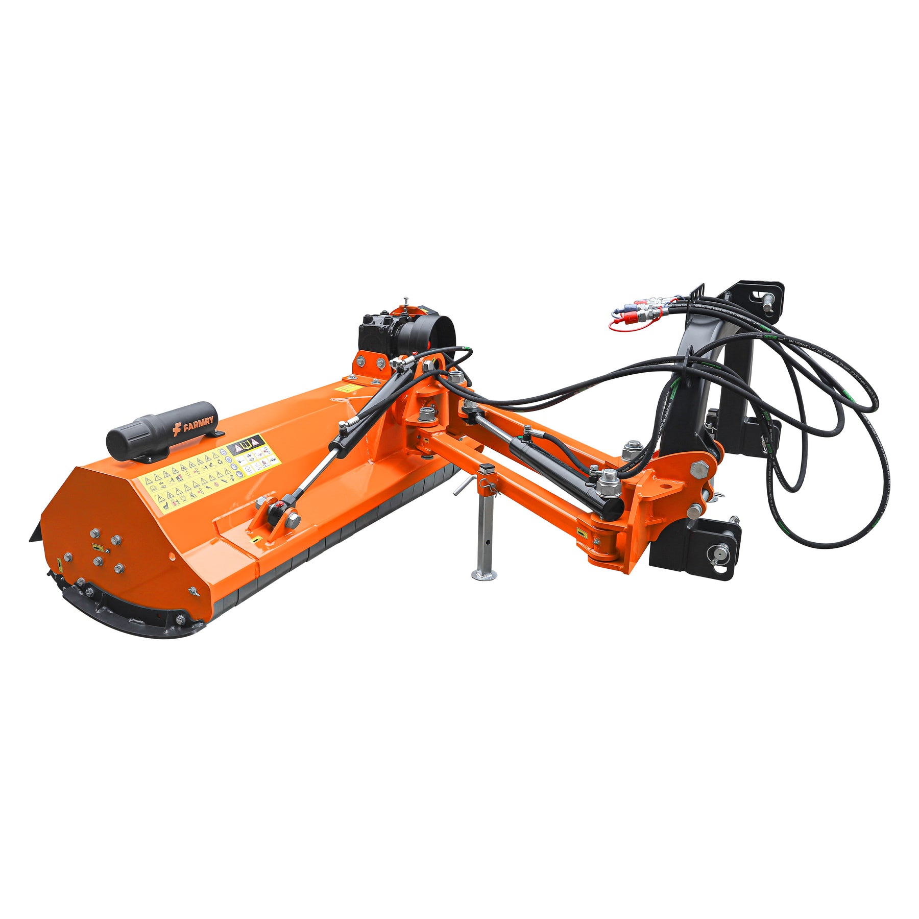 3 Point 57" Offset Flail Ditch Bank Mower for Category 1 Tractors, 25-45HP, VLF57