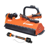 3 Point 57" Offset Flail Ditch Bank Mower for Category 1 Tractors, 25-45HP, VLF57