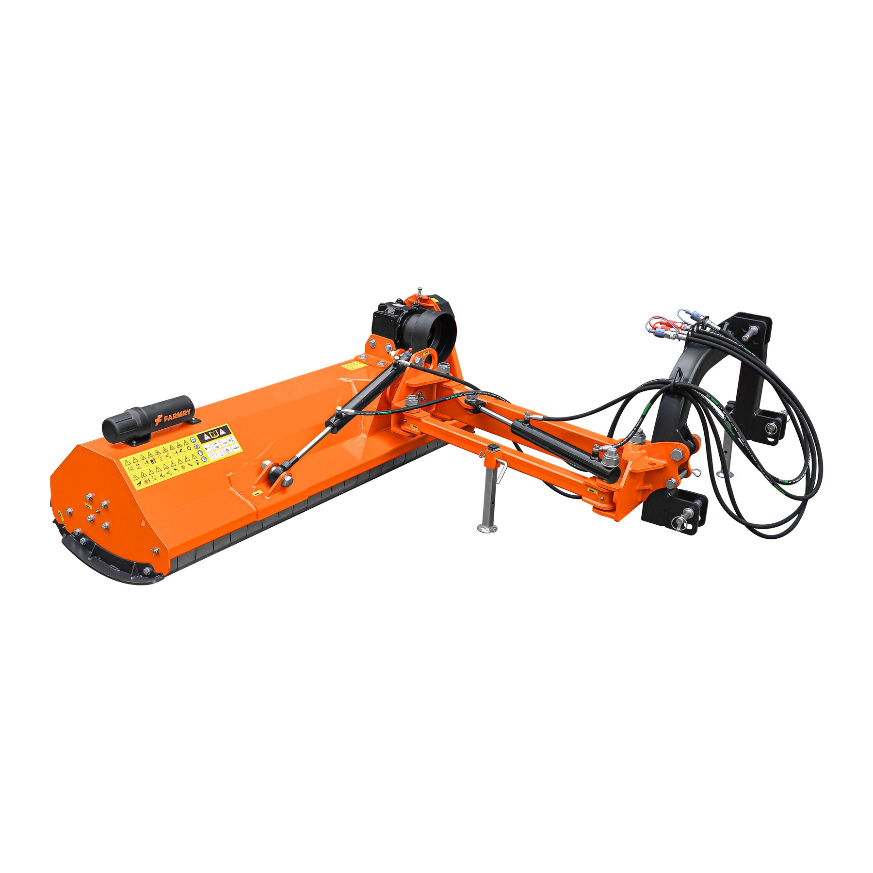 3 Point 65" Offset Flail Ditch Bank Mower for Category 1 Tractors, 25-45HP, VLF65