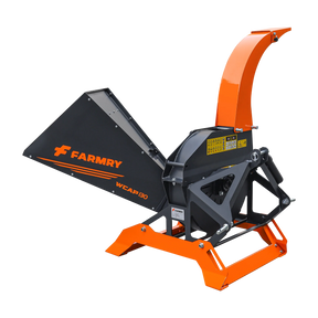 5” PTO Wood Chipper + Stump Grinder Bundle for 15–45HP Tractors | WCAP130 + SG24 Orange Combo